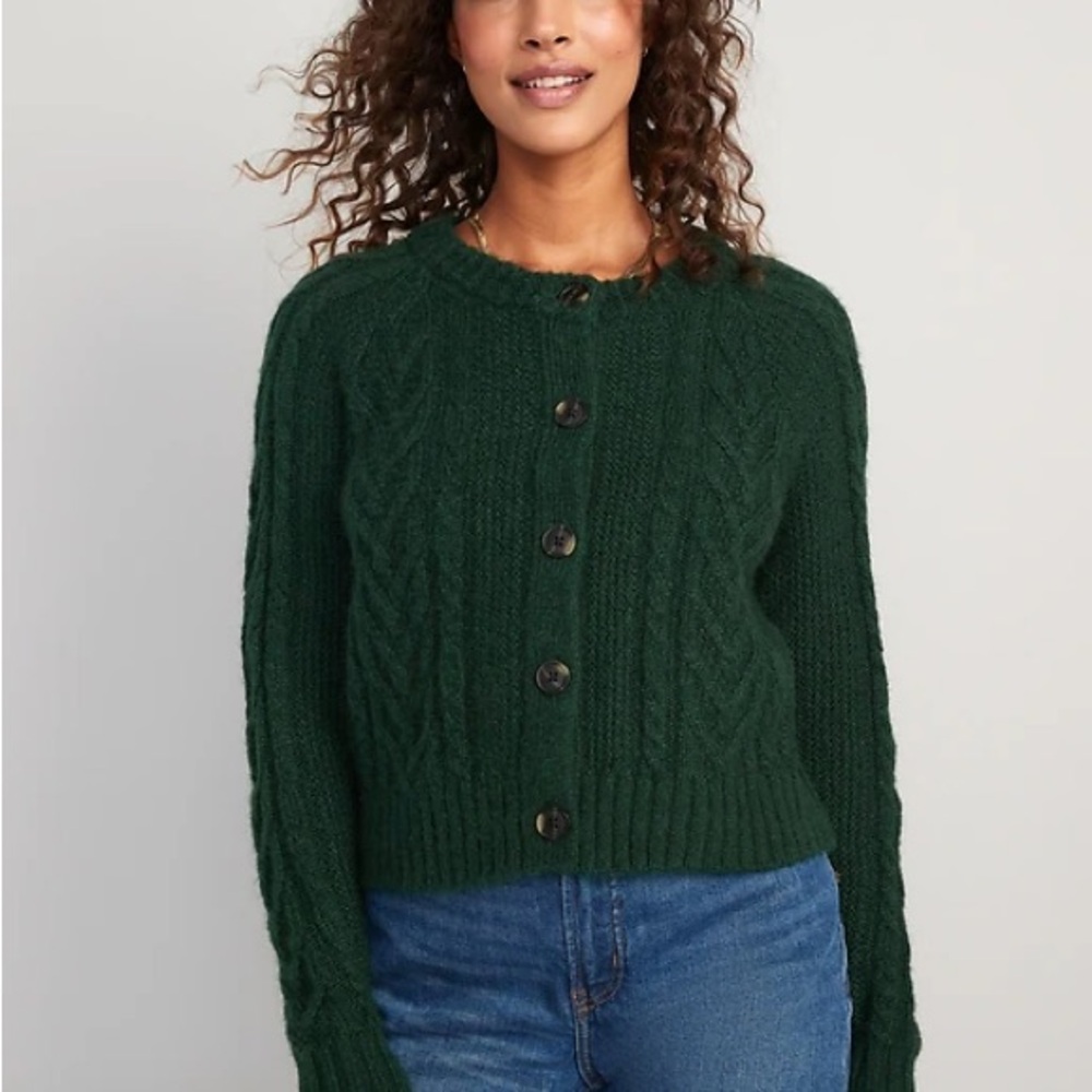 Old Navy Cozy Cable-Knit Cardigan